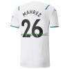 Maillot de Supporter Manchester City Riyad Mahrez 26 Extérieur 2021-22 Pour Homme